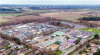 Aerial view QEH site