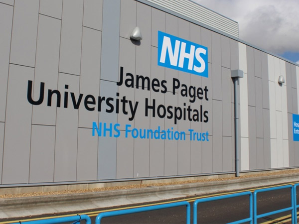 image of the James Paget University Hospitals logo