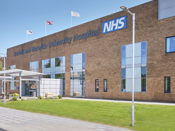 image of the Norfolk and Norwich University Hospitals logo